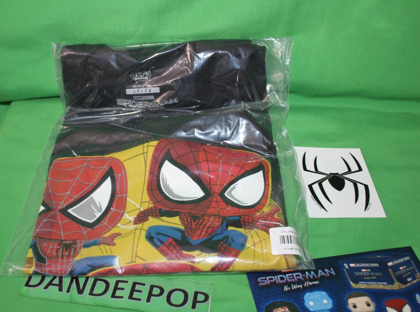 Lootcrate Marvel Collector Corps Spider-Man Now Way Out Pop Tee Large W/ Sticker