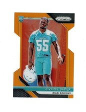 RARE 2018 Prizm ORANGE CUT REFRACTOR SP JEROME BAKER /249 RC! Ohio State LB 