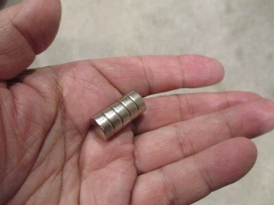 MAGNETIC WATER TECHNOLOGY Neodymium Rare Earth Magnet Highest Grade N52 10mm x 5mm Nickel Coated 5 Pack