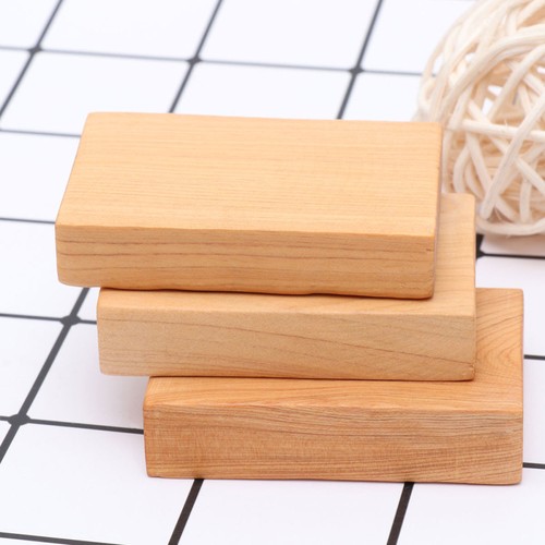 3PCS Blocs de Bois Bloc de Bois Sculpture Bois Blocs Sculpture Bois - Photo 8/11