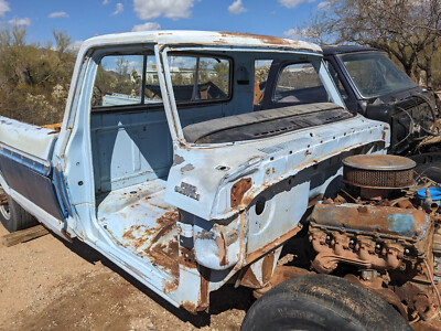 1973-79 Ford Dentside Truck Cab Bare 1977 No Rust F100 F150 F250 F350 ...