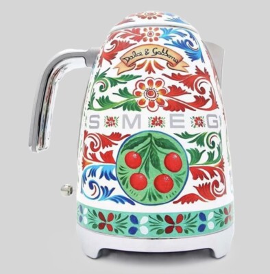 Unused Dolce & Gabbana Smeg Electric Kettle Sicily Is My Love