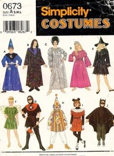Simplicity Children's Costume Pattern 0673 Size S-L UNCUT