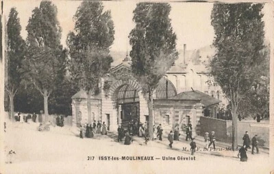 CPA DOS VERT HAUTS DE SEINE (92) ISSY LES MOULINEAUX USINE GEVELOT - Photo 1/2