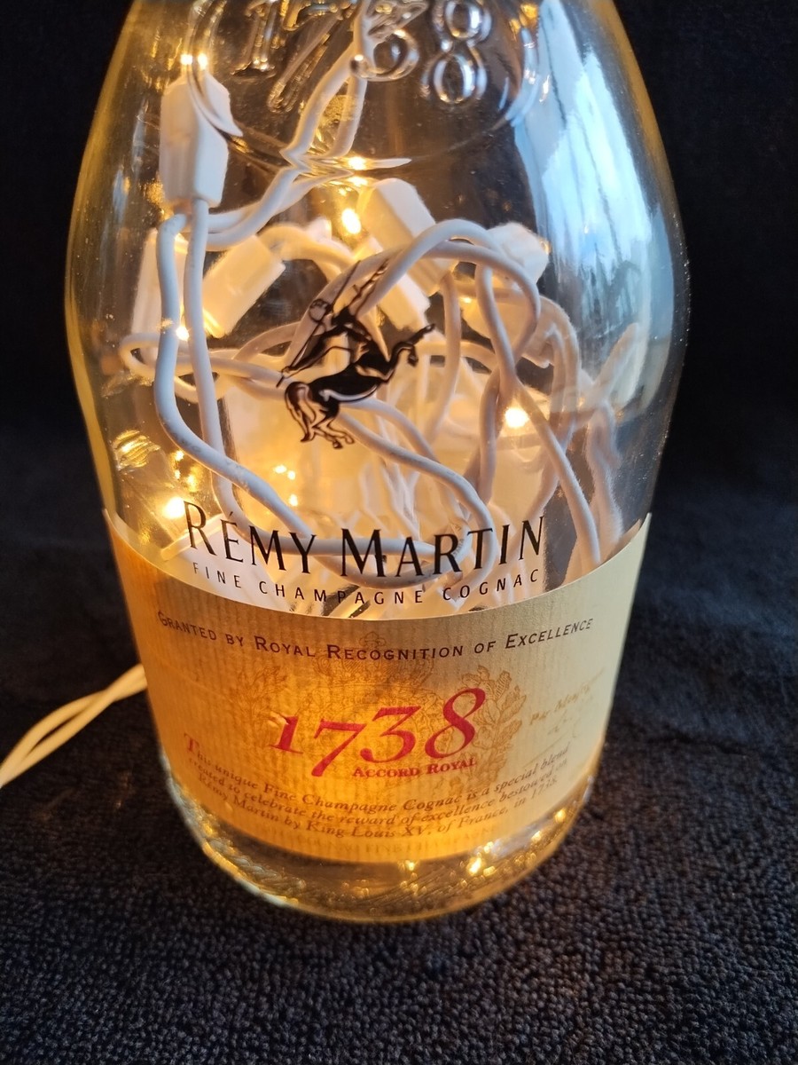 Remy Martin 1738 Light Up 750ML Bottle White Lights White Cord | eBay