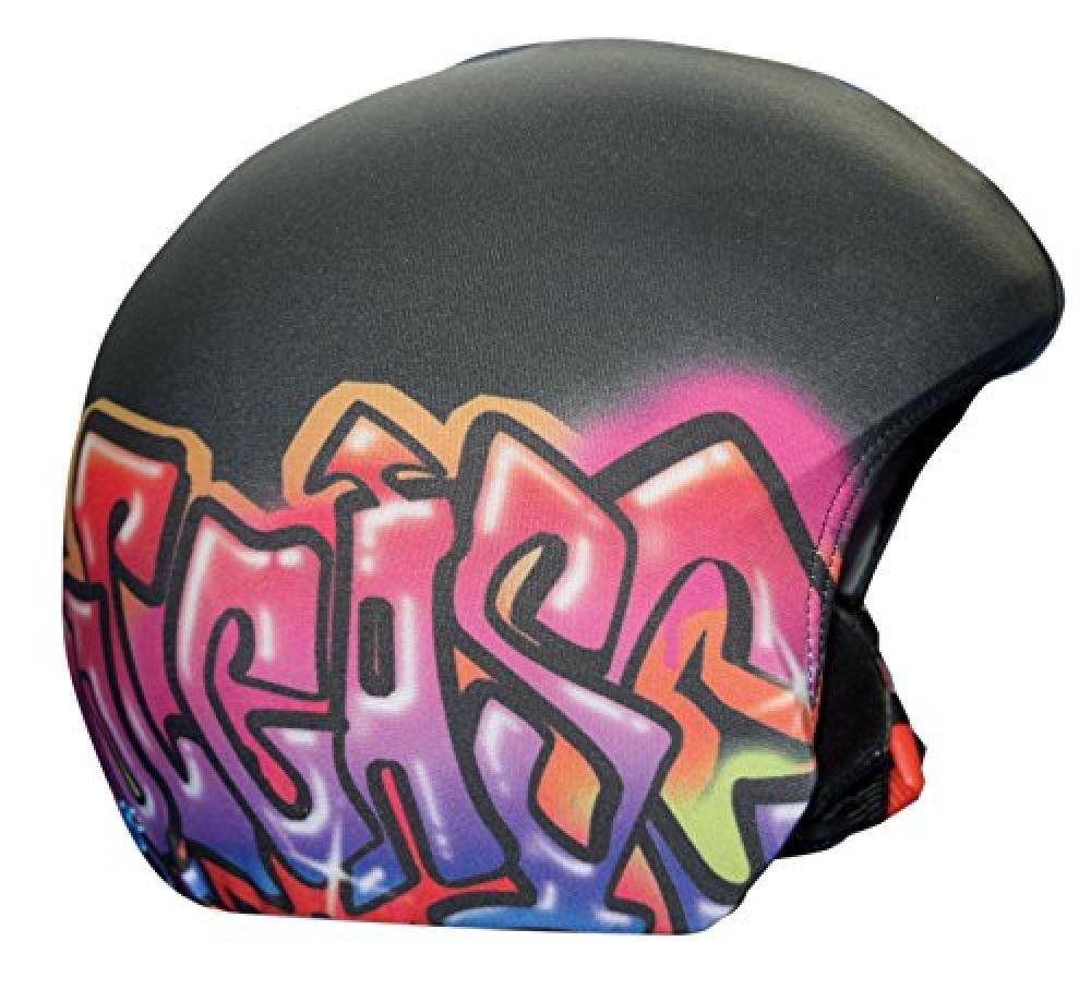 (TG. Taglia unica) COOLCASC copricasco multisport GRAFFITI - NUOVO