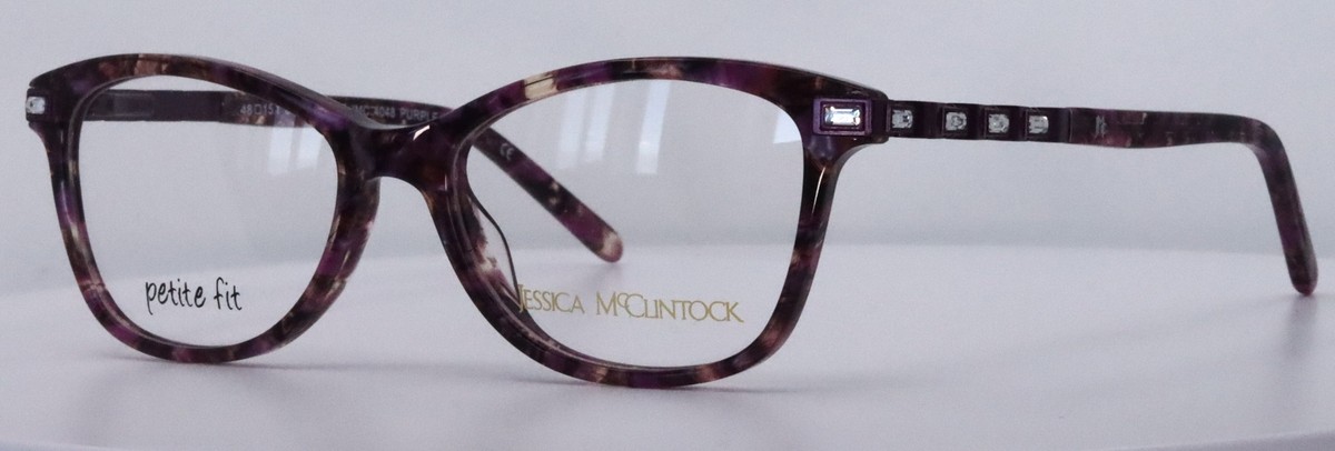 Jessica McClintock JMC 4048 Purple Multicolor Womens Eyeglasses 48