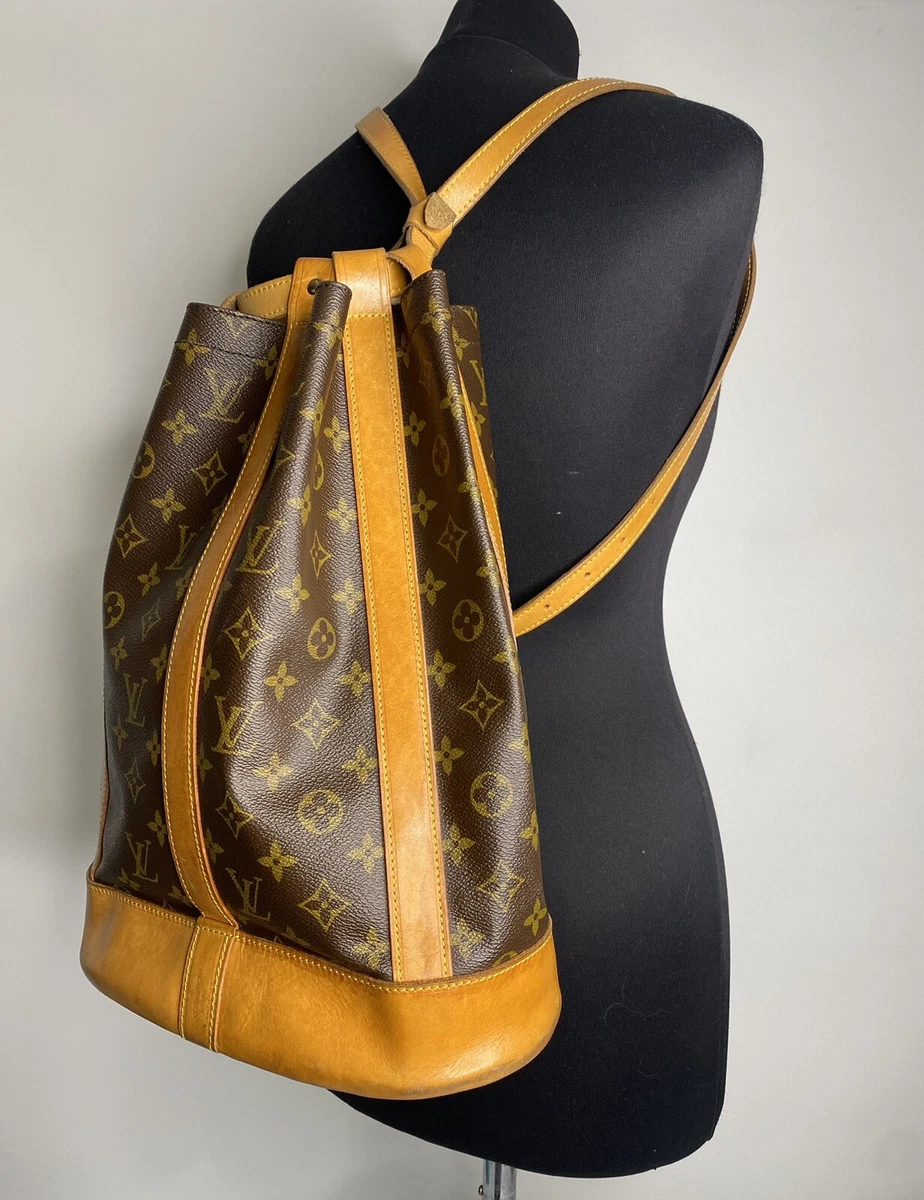 Louis Vuitton Monogram Vintage Bucket Bag with Drawstrings