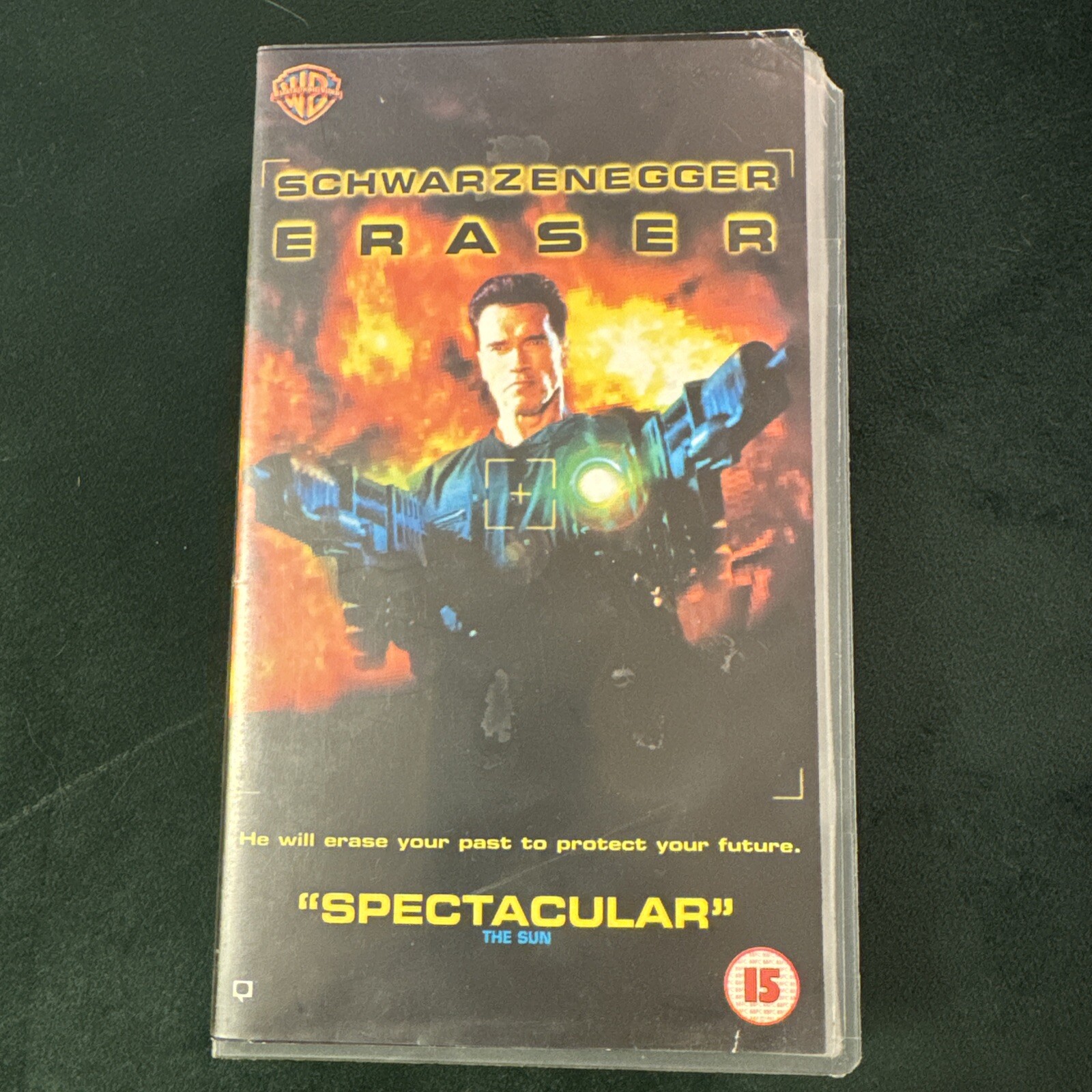Eraser (1997) [VHS] UK sell thru release Arnold Schwarzenegger