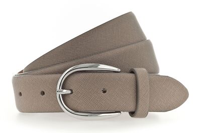 Vanzetti Classics 30mm Cambered Leather Belt W90 Gürtel Taupe