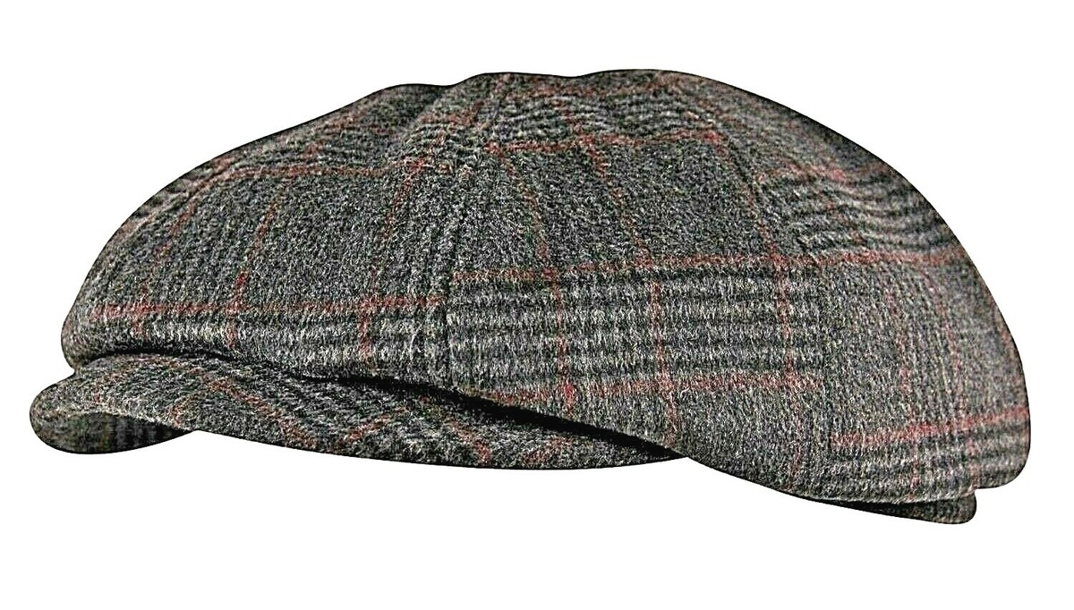 ITZU 8 Panel Fold-able Ear-flap Peaky Cabbie Gatsby Baker Boy Flat