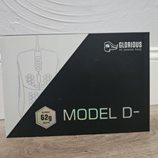 New Glorious Model D Minus Glossy White RGB Wired Gaming PC Mouse D-