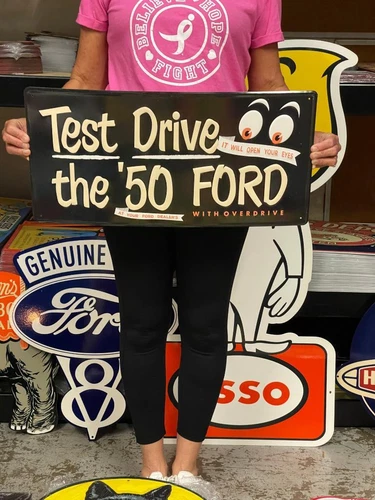 Antique Vintage Old Style Test Drive 1950 Ford Made USA