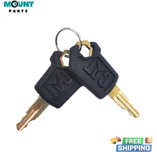2 CAT Caterpillar Keys Heavy Equipment Ignition Keys 5P8500 Equipment Keys