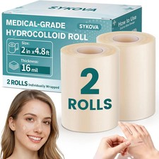 Hydrocolloid Roll, Extra Large Hydrocolloid Bandages, Pimple Patch Roll for Acne
