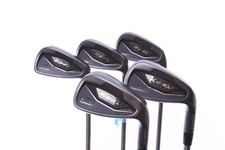 Cobra KING Black Forged Tec Iron Set 6-PW 0.5 in Stiff Flex Graphite Shaft Good