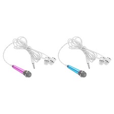 Mini Portable Microphone for Blue and Red Voice Microphone with Headphones