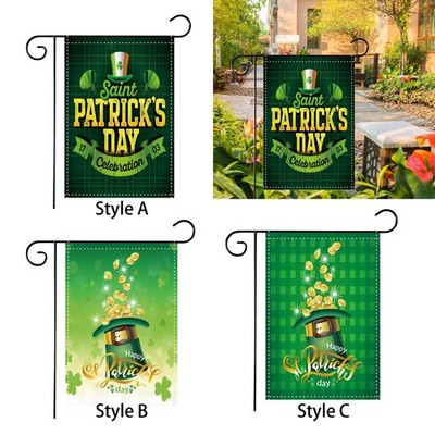 St. Patrick's Day Gartenflagge, Außendekoration, Hofflagge für Deck,