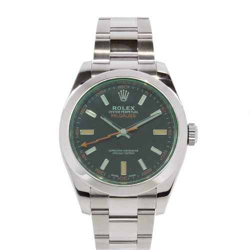 Rolex Milgauss 116400GV 40mm Stainless Steel Automatic 3131 Wa...