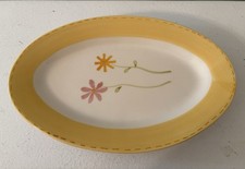 NEW tag® Summer Garden Small Oval Ceramic Platter