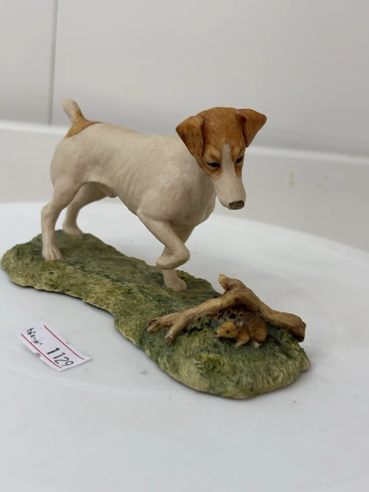 BORDER FINE ARTS, JACK  RUSSELL+ MOUSE,1983, Ayres. Original, Very Rare, Lovely. - Image 3 of 4