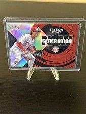 2022 Topps Chrome Update Bryson Stott SP Generation Now REFRACTOR RC #GNC-19