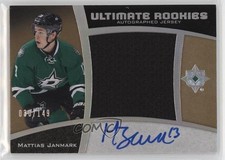 2015 Ultimate Collection Spectrum Silver Jersey 30/149 Mattias Janmark Auto 10no
