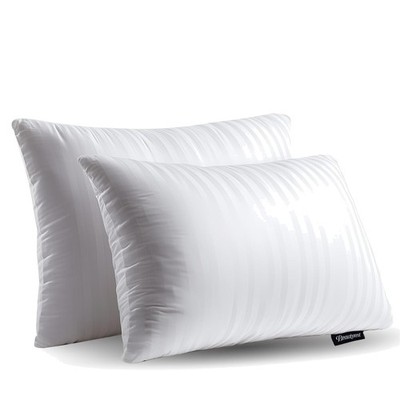 s, 500 Thread Count Cover 20 x28 , Queen Pack of 2, Supportive Fluffy Hotel C...