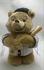 Sandlot Cubs Brown Little Slugger Stuffed Teddy Bear Plush Toy