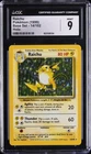 1999 POKEMON BASE SET HOLO #14 RAICHU CGC 9