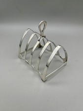 GEORGE V STERLING SILVER TOAST RACK, WILLIAM DEVENPORT, BIRMINGHAM, 1929