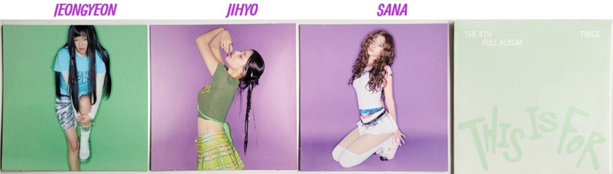 TWICE THIS IS FOR OFFICIAL JYP FAN SHOP -PHOTOCARD -POSTCARD