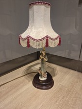 Giuseppe Armani Florence Figurine - Rose- Table Lamp With Shade 
