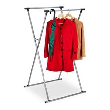 Kleiderständer Kleidergarderobe Klappbare Garderobe Garderobenständer 2 Stangen