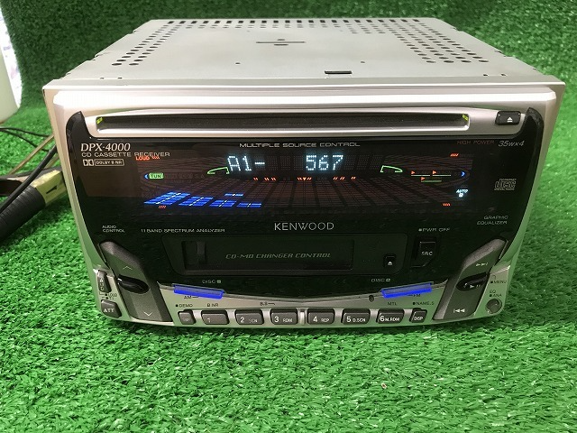 KENWOOD ケンウッド カーオーディオ DPX-4000 CD&カセットデッキ