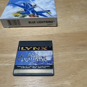 Blue Lightning Atari Lynx Complete With Manual And Box - Tested