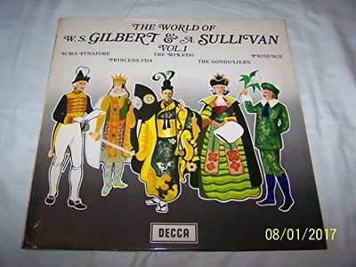 Gilbert  Sullivan - World Of W. S. Gilbert  A.Sullivan Vol.1 - Used - E1177z