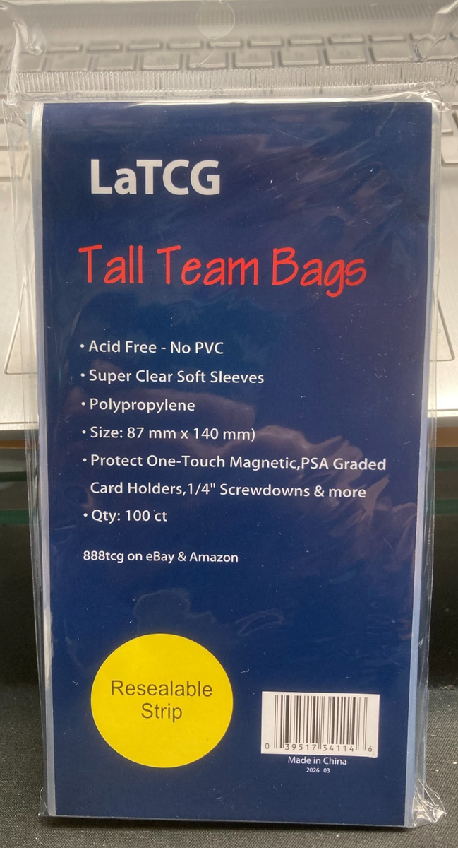 100 LaTCG Clear PSA Graded Card Perfect Fit / Ultra Pro Magnetic Holder  Sleeves | eBay