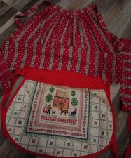 Vintage Chrismas Half Aprons