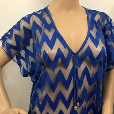 Damen Strandtunika ENDAM mit Zickzack-Muster,...
