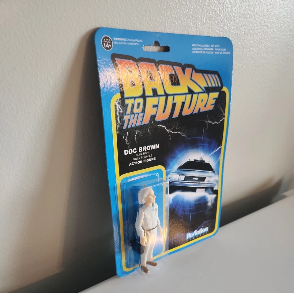 Funko ReAction Back To The Future Doc Brown Action Figure - Image 4 of 4