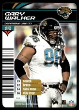 2002 NFL Showdown Gary Walker #144 Jacksonville Jaguars