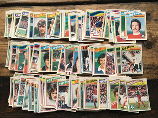 Topps gum football cards 1978 orange back football cards x 165 Hoddle Buchan