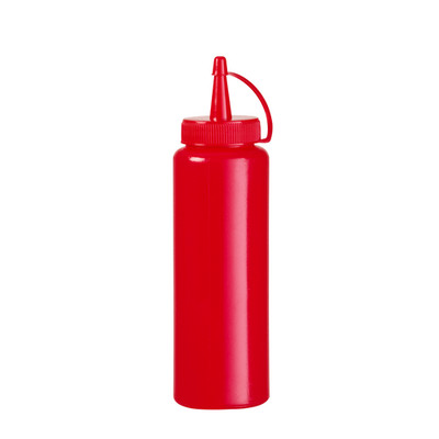 HENDI Spenderflasche für Saucen in Rot für 0,7l Füllmenge
