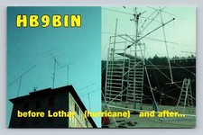 Ham Radio QSL HB9BIN Switzerland 2006 FTDX 9000 MP RTTY 20m Band