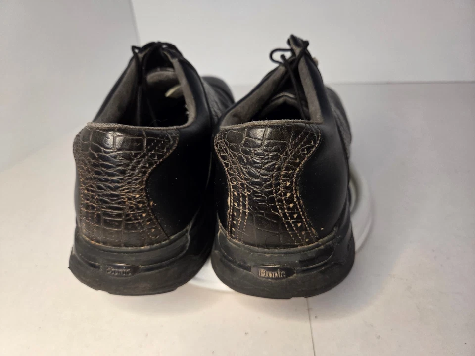 Etonic Mens Leather Golf Shoes Black Men Size 11M EU 44.5 EM9000-1 - Image 4 of 4