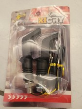 Motorcycle Turn Signal Lights, LED Set Of 2 Indicator Blinkers Amber By Kicry