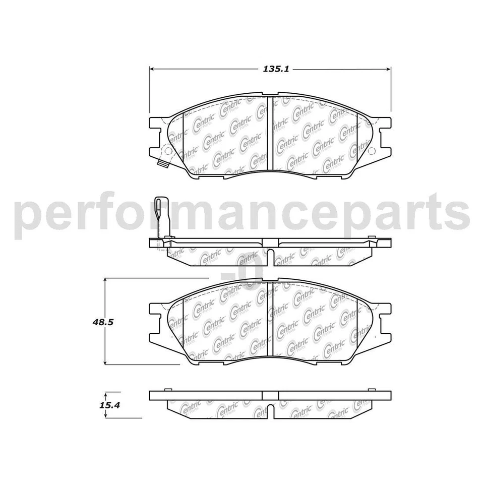 Juego de pastillas de freno de disco delanteras rotor de freno de disco para Renault Scala 2011-2013 Foto 4 de 4