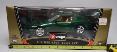 Bburago Gold Collection 1/18 Ferrari 456 GT 1992Green COD 3346 Diecast Italy B11