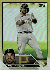 2023 Topps #385 Austin Hedges Gold Foil